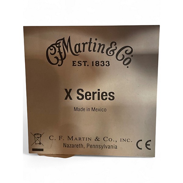 Used Martin GPCX1E Black Acoustic Electric Guitar