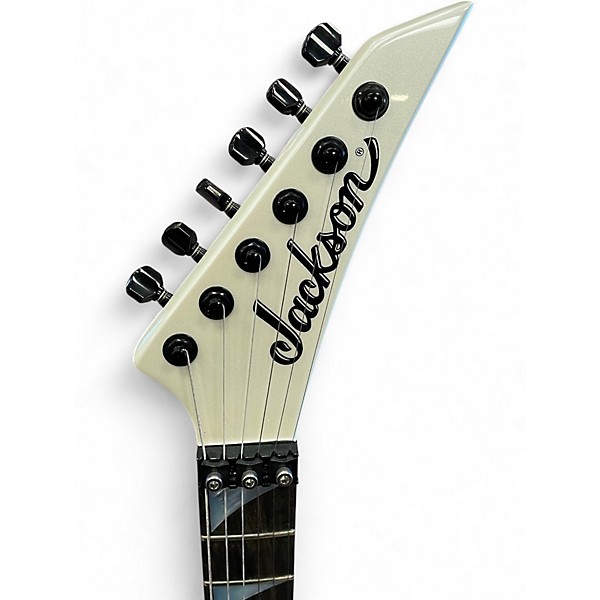 Used Jackson American Series Soloist SL3 Platinum Pearl Solid Body Electric Guitar