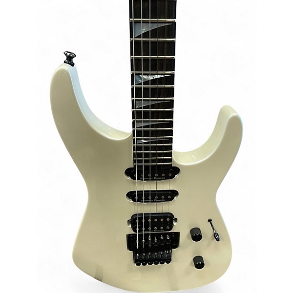 Used Jackson American Series Soloist SL3 Platinum Pearl Solid Body Electric Guitar