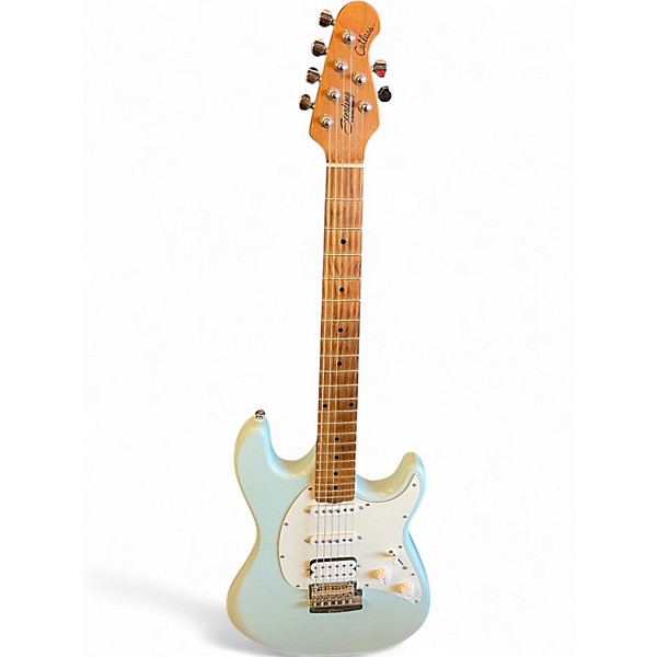 Used Sterling by Music Man Cutlass Daphne Blue Solid Body Electric Guitar