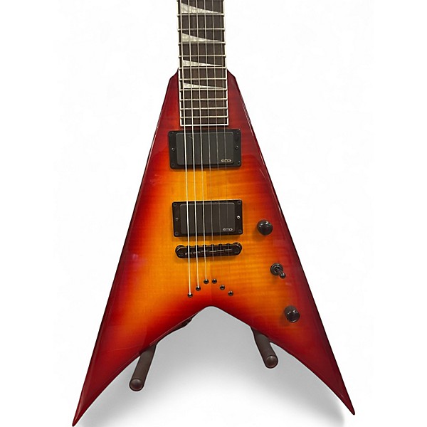 Used Jackson X Series King V KVXT Red Burst Solid Body Electric Guitar