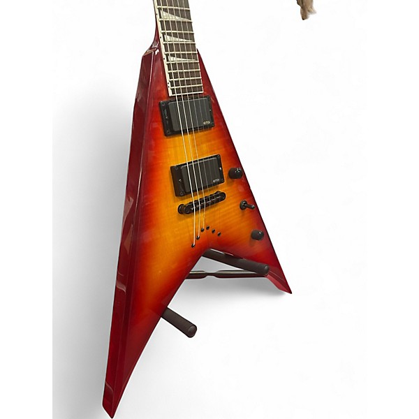 Used Jackson X Series King V KVXT Red Burst Solid Body Electric Guitar