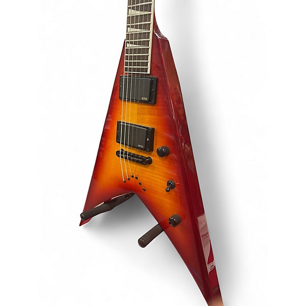 Used Jackson X Series King V KVXT Red Burst Solid Body Electric Guitar