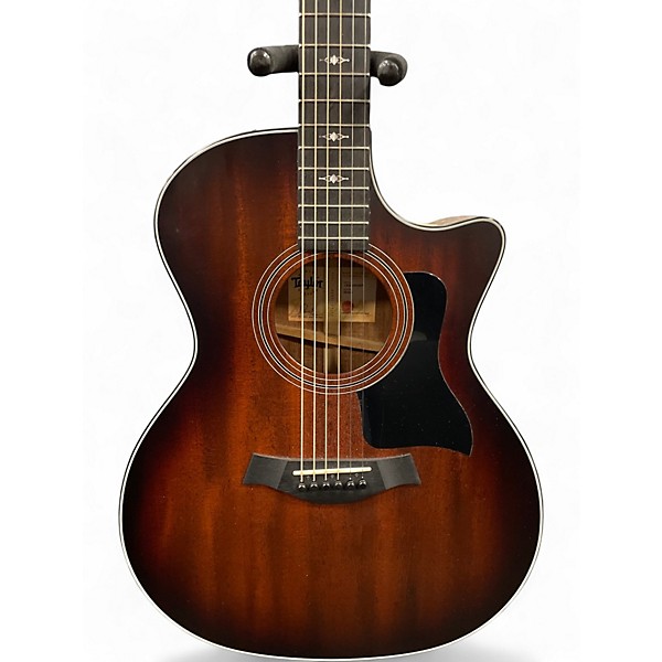 Used Taylor 324CE V-Class Dark Cherry Burst Acoustic Electric Guitar