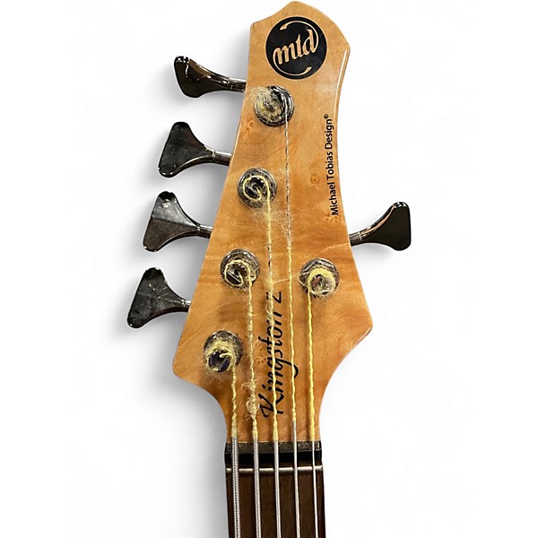 Used MTD Kingston Z5 Maple Burl Electric Bass Guitar