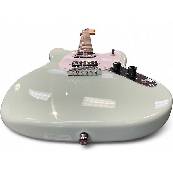 Used Squier Bullet Mustang HH Seafoam Green Solid Body Electric Guitar