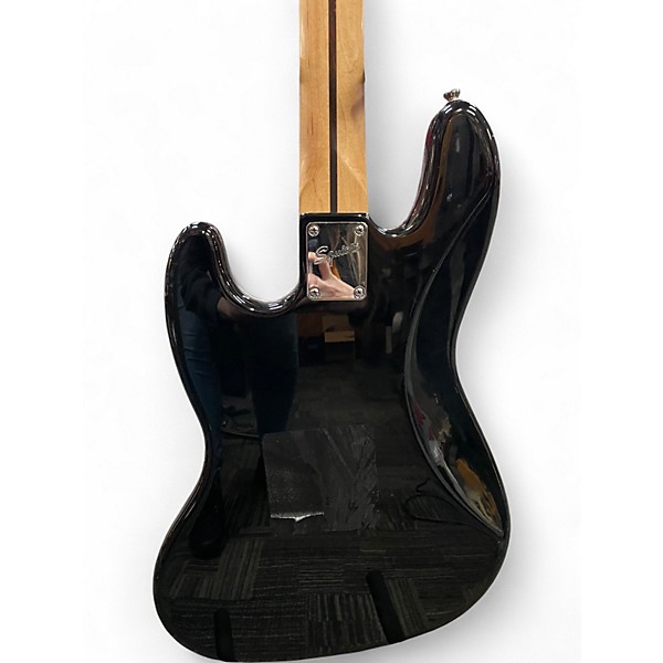 Used Squier Affinity Jazz Bass Black Electric Bass Guitar