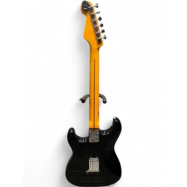 Used Fender Artist Series Eric Johnson Stratocaster Black Solid Body Electric Guitar
