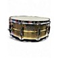 Used Pearl 14X5.5 Sensitone Snare Brass Drum thumbnail
