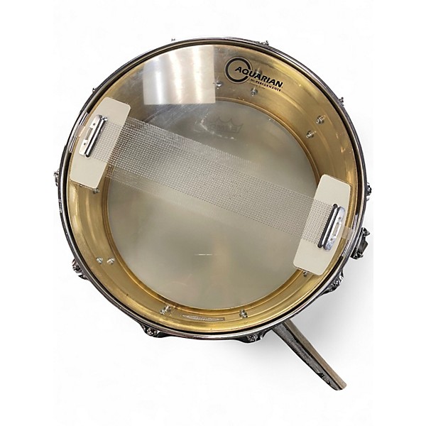 Used Pearl 14X5.5 Sensitone Snare Brass Drum