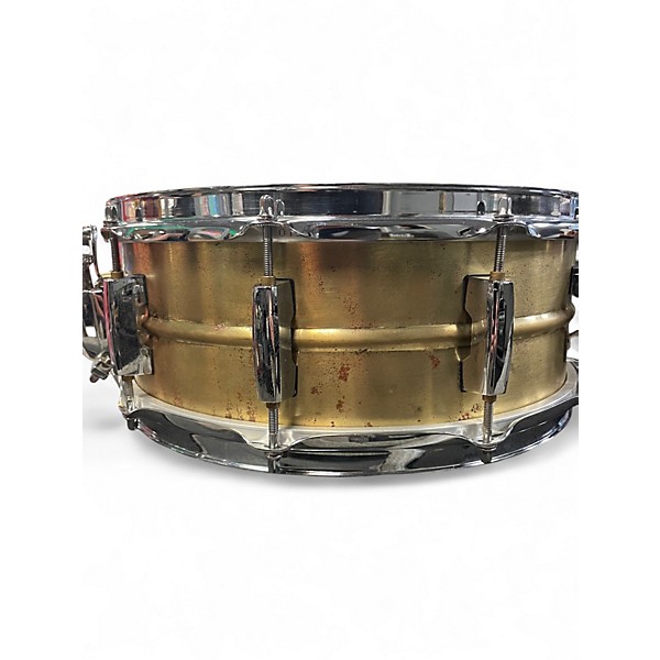 Used Pearl 14X5.5 Sensitone Snare Brass Drum