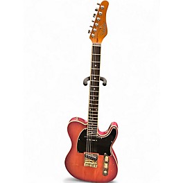Used Schecter Guitar Research Diamond Series PT Purple burst Solid Body Electric Guitar