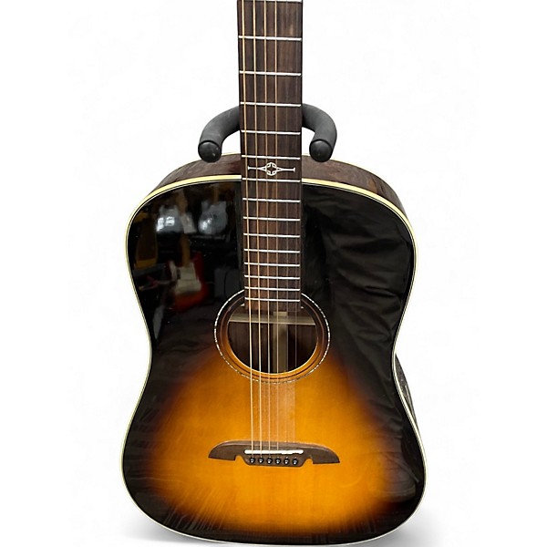 Used Alvarez MDR70ESB 2 Tone Sunburst Acoustic Electric Guitar