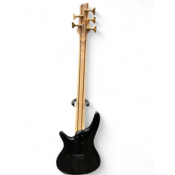 Used Ibanez SR405 5 String Tropical Seafloor Burst Electric Bass Guitar