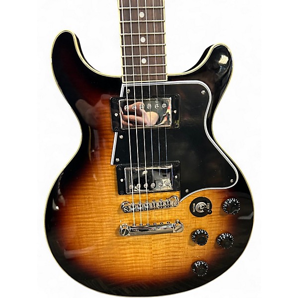 Used 2025 Epiphone Les Paul Special Double Cut Figured BOURBON BURST Solid Body Electric Guitar