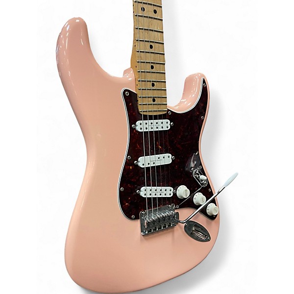 Used Fender Player Stratocaster Shell Pink Solid Body Electric Guitar