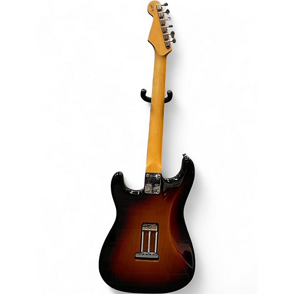 Used Fender Artist Series John Mayer Stratocaster 3 Color Sunburst Solid Body Electric Guitar