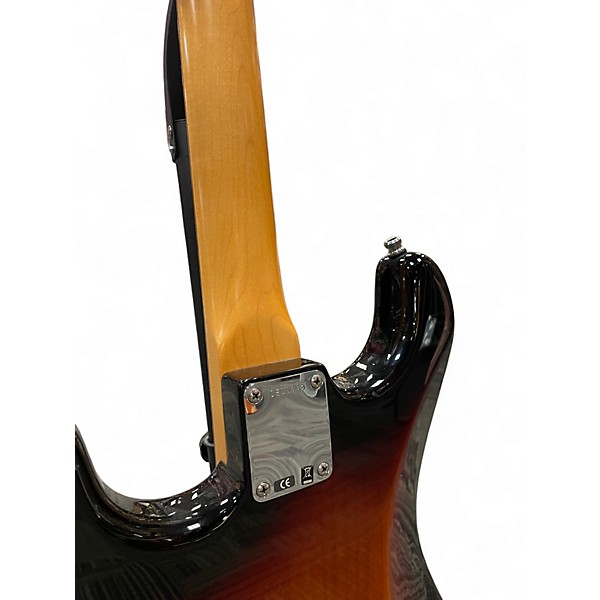 Used Fender Artist Series John Mayer Stratocaster 3 Color Sunburst Solid Body Electric Guitar