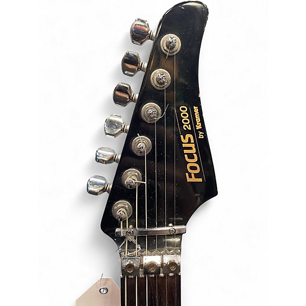 Used Kramer Focus 2000 Black Solid Body Electric Guitar