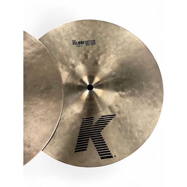Used Zildjian 13in K Hi Hat Pair Cymbal