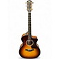 Used Taylor 214CESB DLX Natural Acoustic Electric Guitar thumbnail