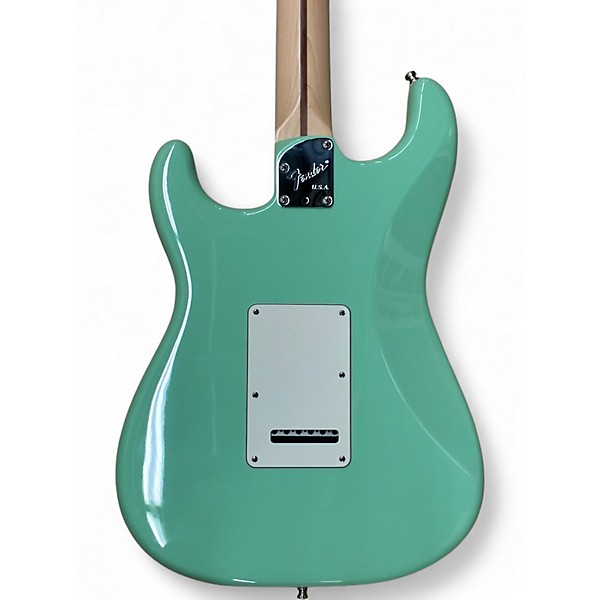 Used Fender Artist Series Jeff Beck Stratocaster Surf Green Solid Body Electric Guitar