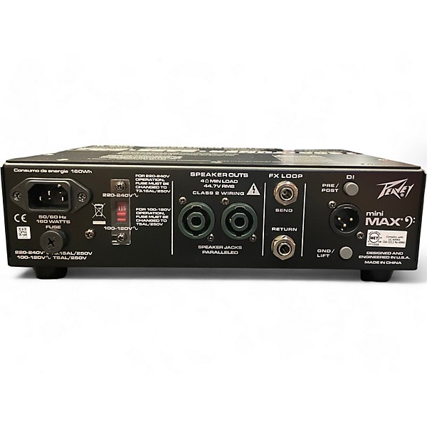 Used Peavey MINI MAX Bass Amp Head