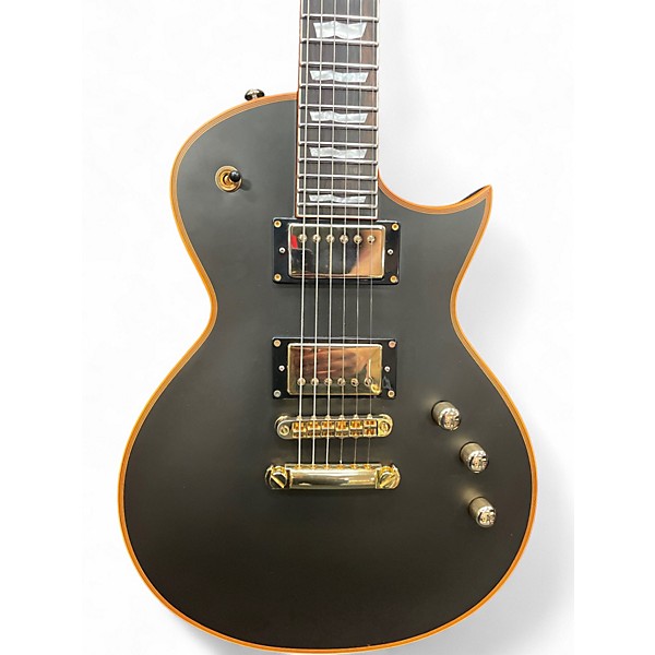 Used ESP LTD EC1000 DUNCAN Satin Black Solid Body Electric Guitar
