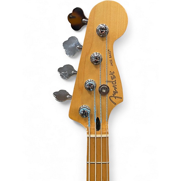 Used Fender Player Jazz Bass Cream Electric Bass Guitar