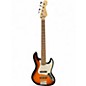 Used Squier Affinity Jazz Bass V 5 String 3 Color Sunburst Electric Bass Guitar thumbnail