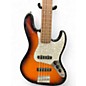 Used Squier Affinity Jazz Bass V 5 String 3 Color Sunburst Electric Bass Guitar