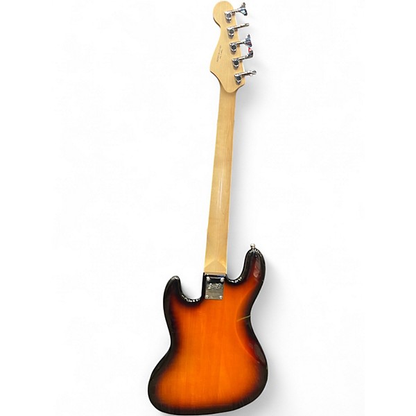Used Squier Affinity Jazz Bass V 5 String 3 Color Sunburst Electric Bass Guitar