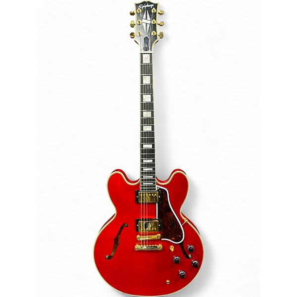 Used Epiphone es-355 Cherry Hollow Body Electric Guitar