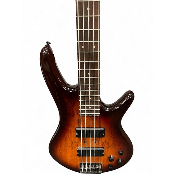 Used Ibanez GSR205 5 String 2 Color Sunburst Electric Bass Guitar