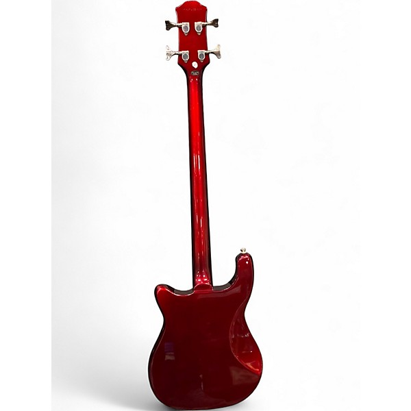 Used 2021 Epiphone EMBASSY SPARKLING BURGANDY Electric Bass Guitar