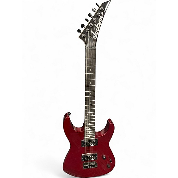 Used Jackson Dinky js11 Metallic red Solid Body Electric Guitar