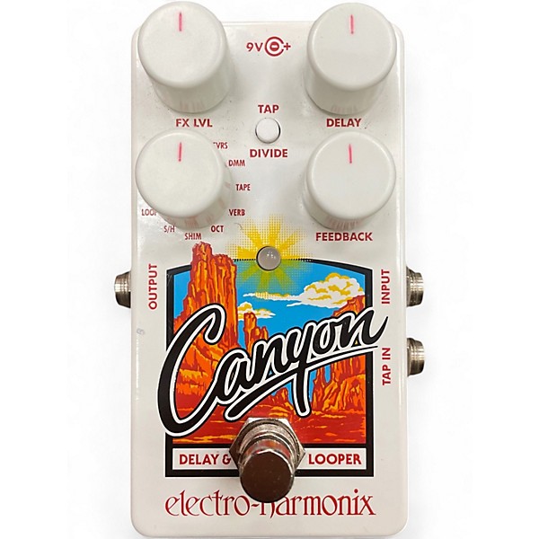Used Electro-Harmonix Canyon Delay and Looper Effect Pedal