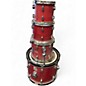 Used SONOR 4 Piece Force 2000 Red Drum Kit