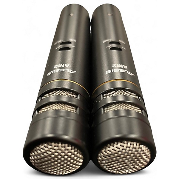 Used Alesis AM2 Matched Stereo Pair Condenser Microphone