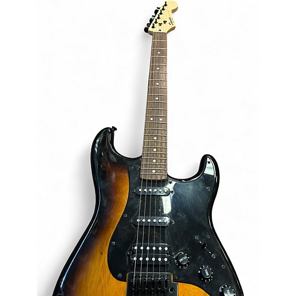 Used Squier Bullet Stratocaster Sunburst Solid Body Electric Guitar