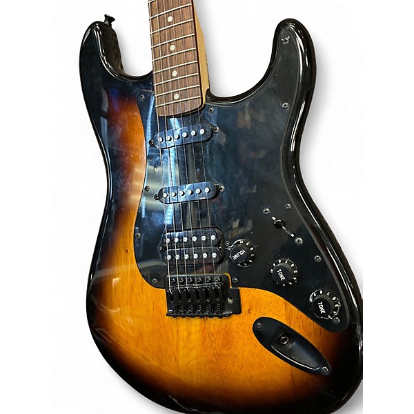 Used Squier Bullet Stratocaster Sunburst Solid Body Electric Guitar