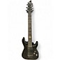 Used Schecter Guitar Research Damien Elite 7 BLACK SPARKLE Solid Body Electric Guitar thumbnail