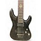Used Schecter Guitar Research Damien Elite 7 BLACK SPARKLE Solid Body Electric Guitar