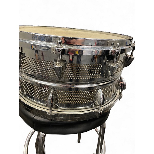 Used Orange County Drum & Percussion 14X7 MICROVENT Chrome Drum