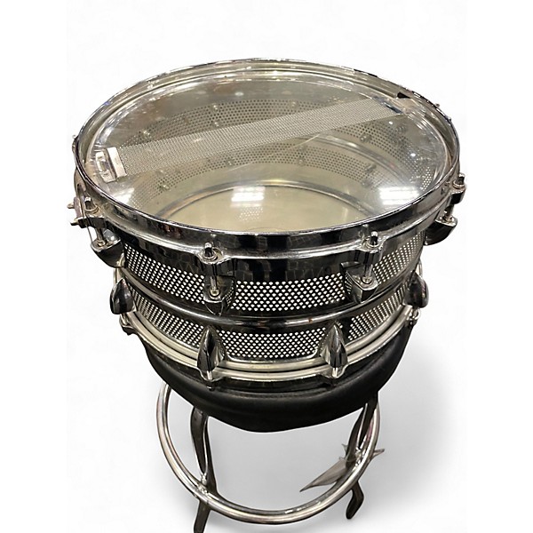 Used Orange County Drum & Percussion 14X7 MICROVENT Chrome Drum