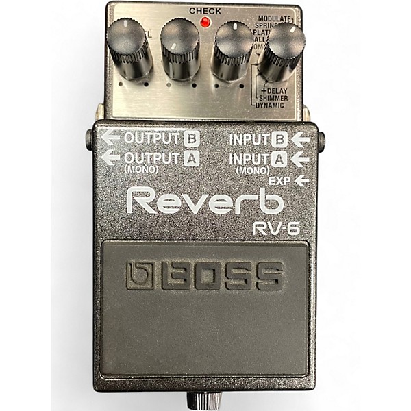 Used BOSS RV6 Digital Reverb Effect Pedal