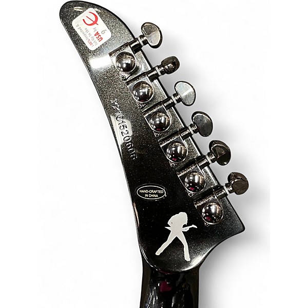 Used Epiphone DAVE MUSTAINE FLYING V CUSTOM BLACK METALLIC Solid Body Electric Guitar