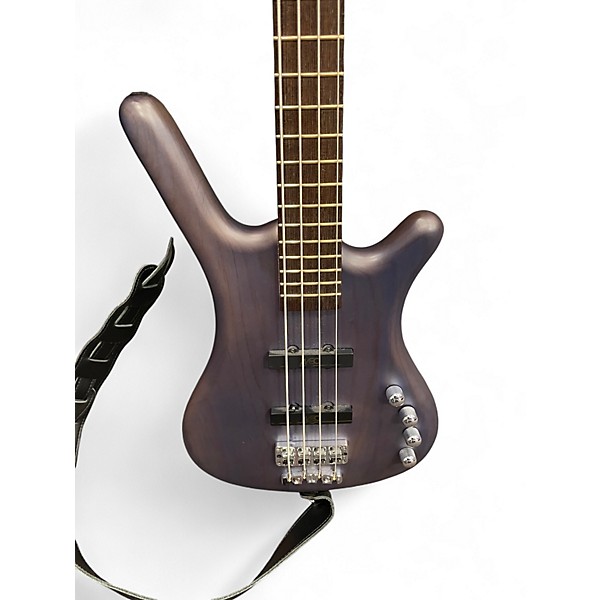 Used Warwick Corvette 4 String Blue Electric Bass Guitar