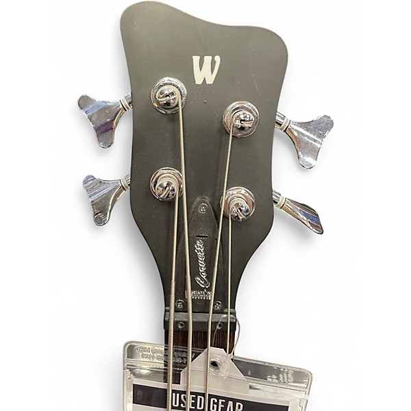 Used Warwick Corvette 4 String Blue Electric Bass Guitar