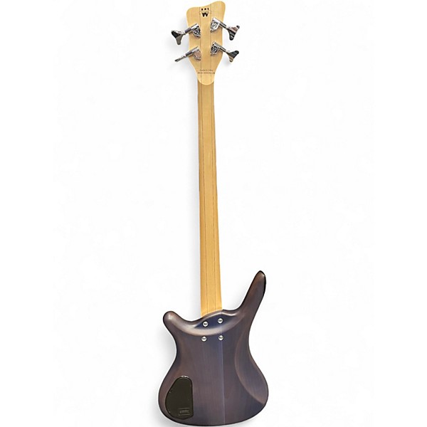 Used Warwick Corvette 4 String Blue Electric Bass Guitar
